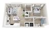EUPHORIA Floor Plan EUPHORIA Floor Plan at Altis Little Havana, Miami, FL, 33135